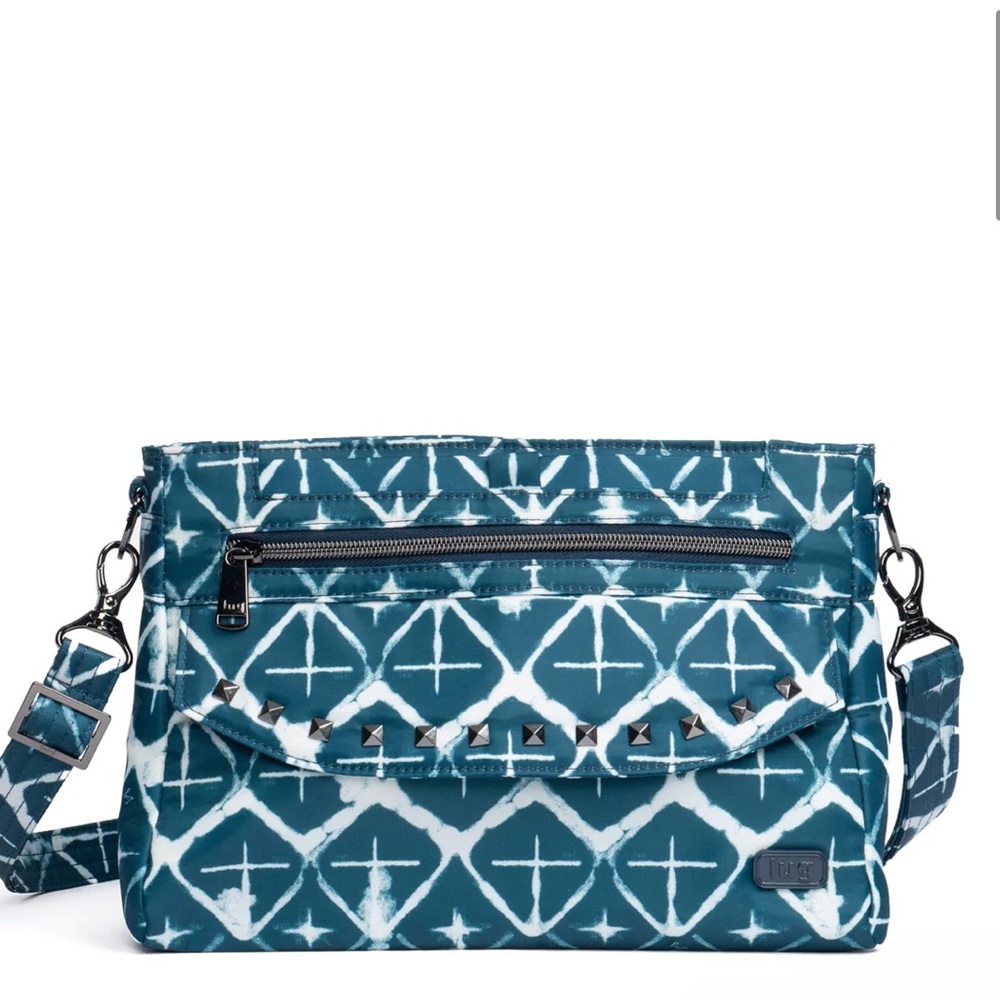 NWT Lug Pacer 2 Crossbody Bag in Diamond Navy - Picture 1 of 8